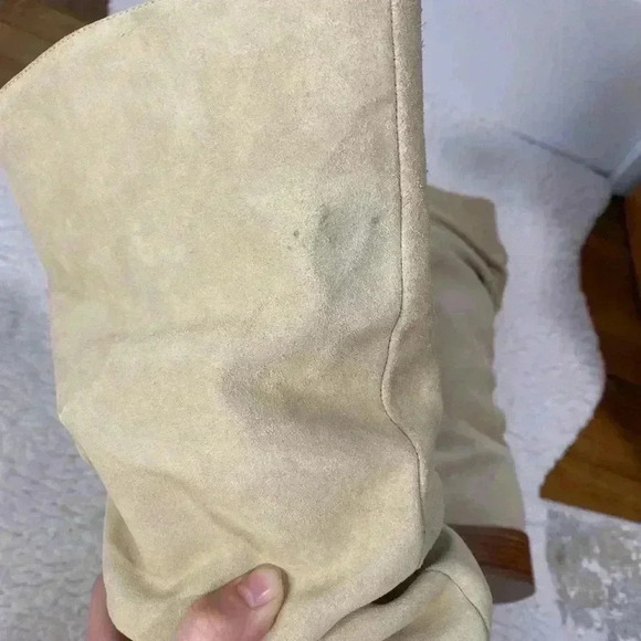 Chinese Laundy Winner Dusty Beige Suede
Pointed Toe Slouch Boots Size 8 - Picture 11 of 12